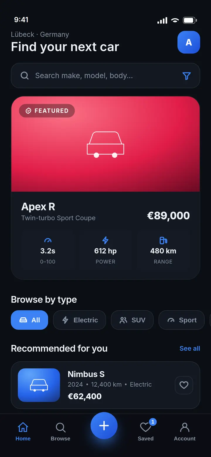 Apex — mobile app preview