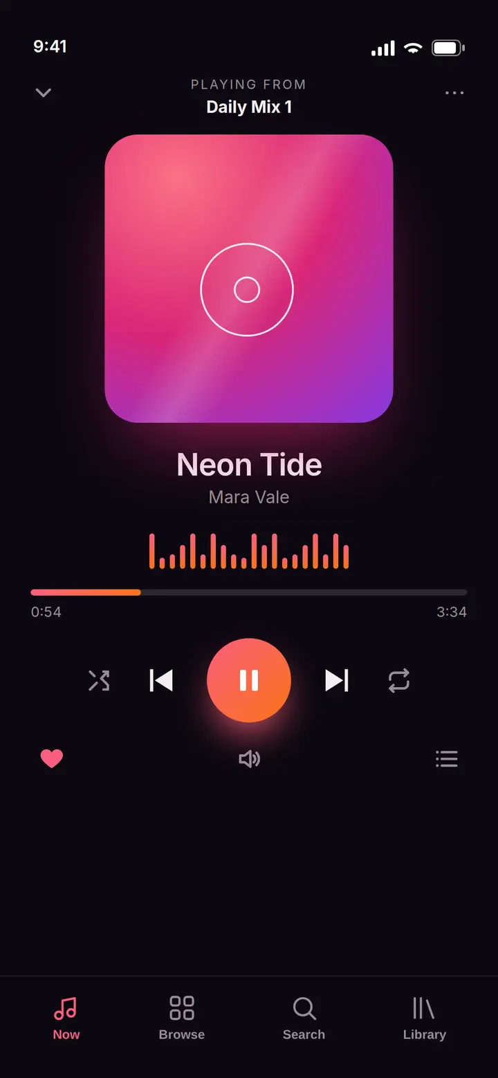 Sonar — mobile app preview